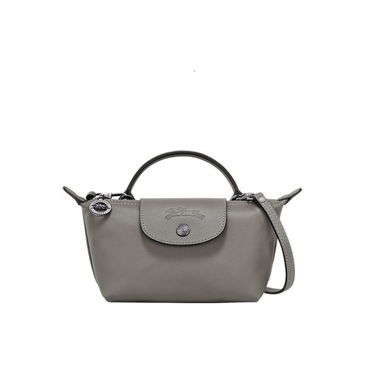 Maison Elite Mini Leather Bag – Grey